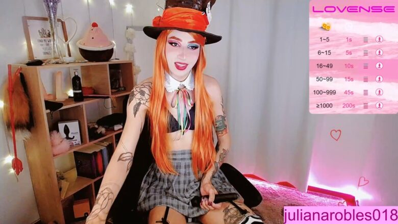 Juliana_robles Shows Off Her Mad Hatter Style