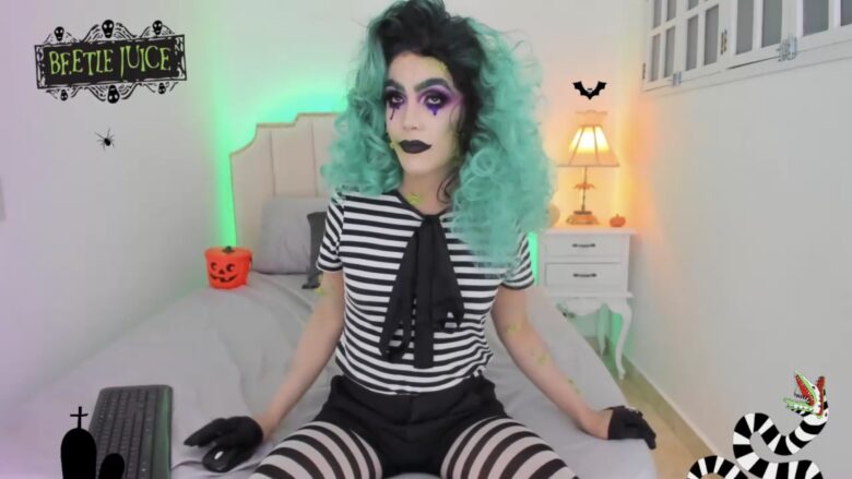 Beetlejuice Arianamoon Strikes A Pose