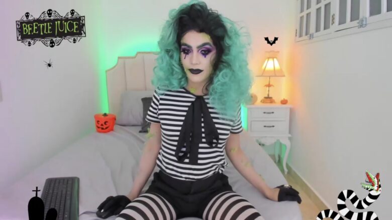 Beetlejuice Arianamoon Strikes A Pose